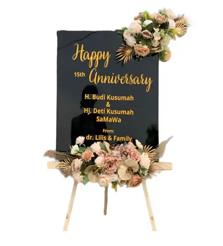 Papan Bunga Akrilik Grabahan